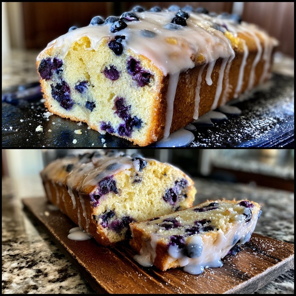 Lemon Blueberry Morning Bread