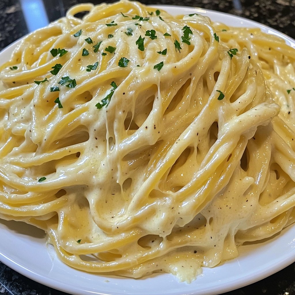 Easy Creamy Garlic Pasta