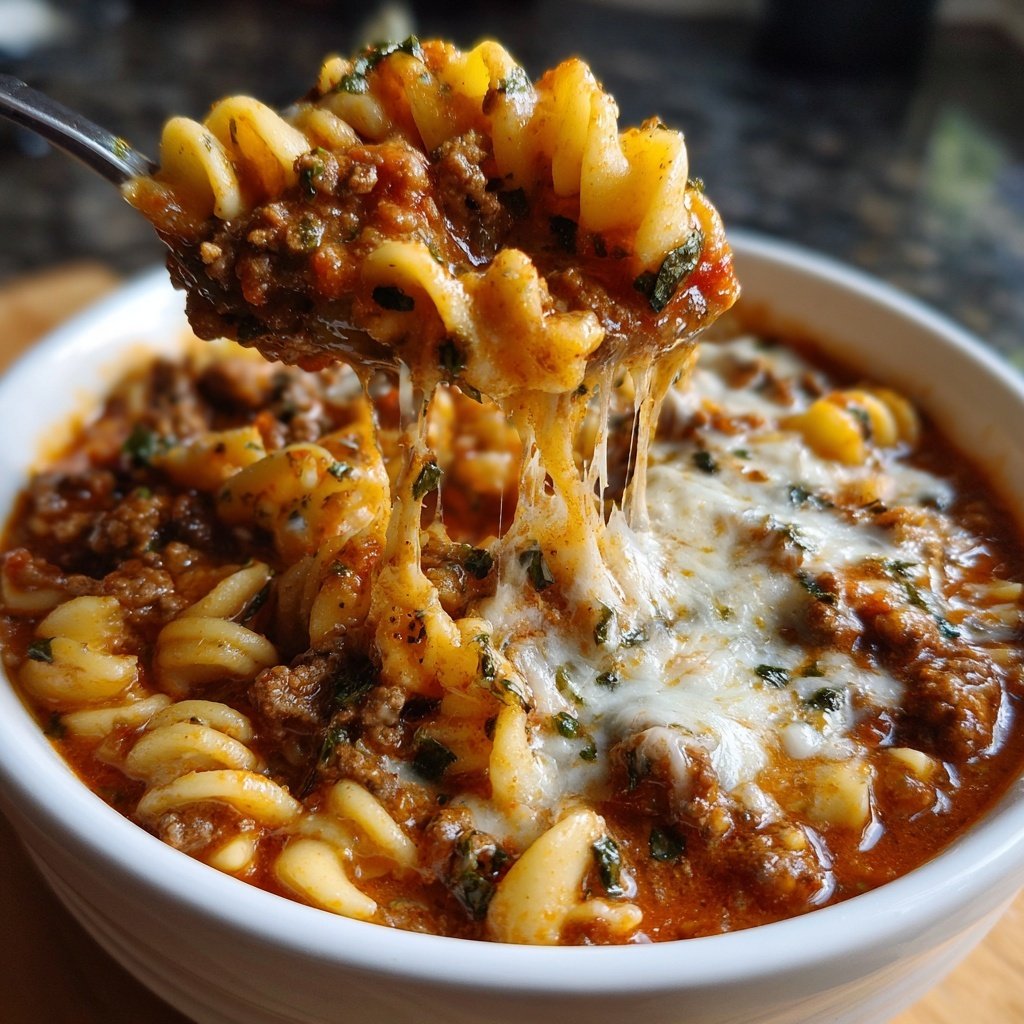 Crockpot Lasagna Soup