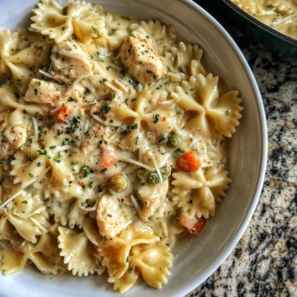 Creamy Chicken Pot Pie Pasta