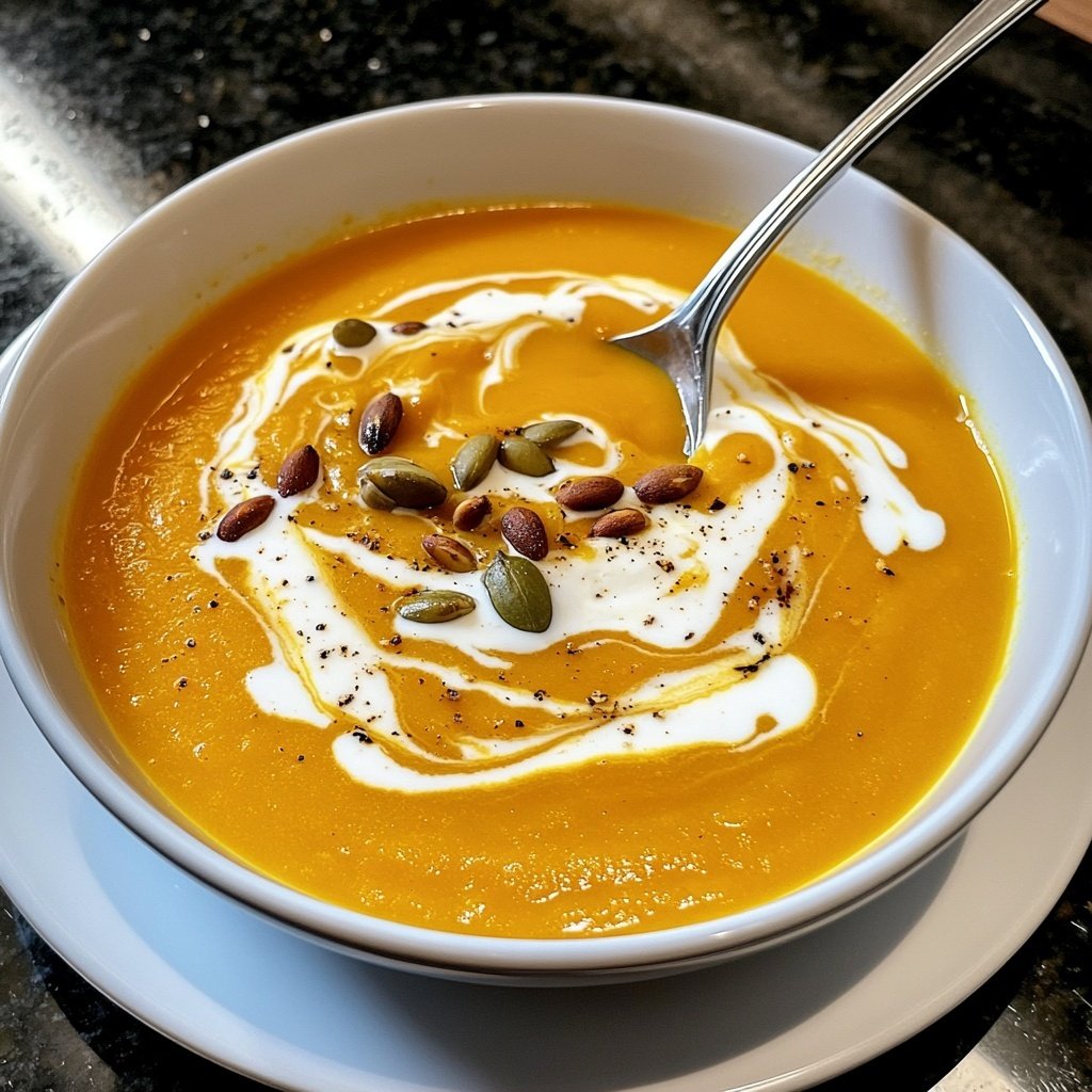 Squash Soup Thick and Creamy