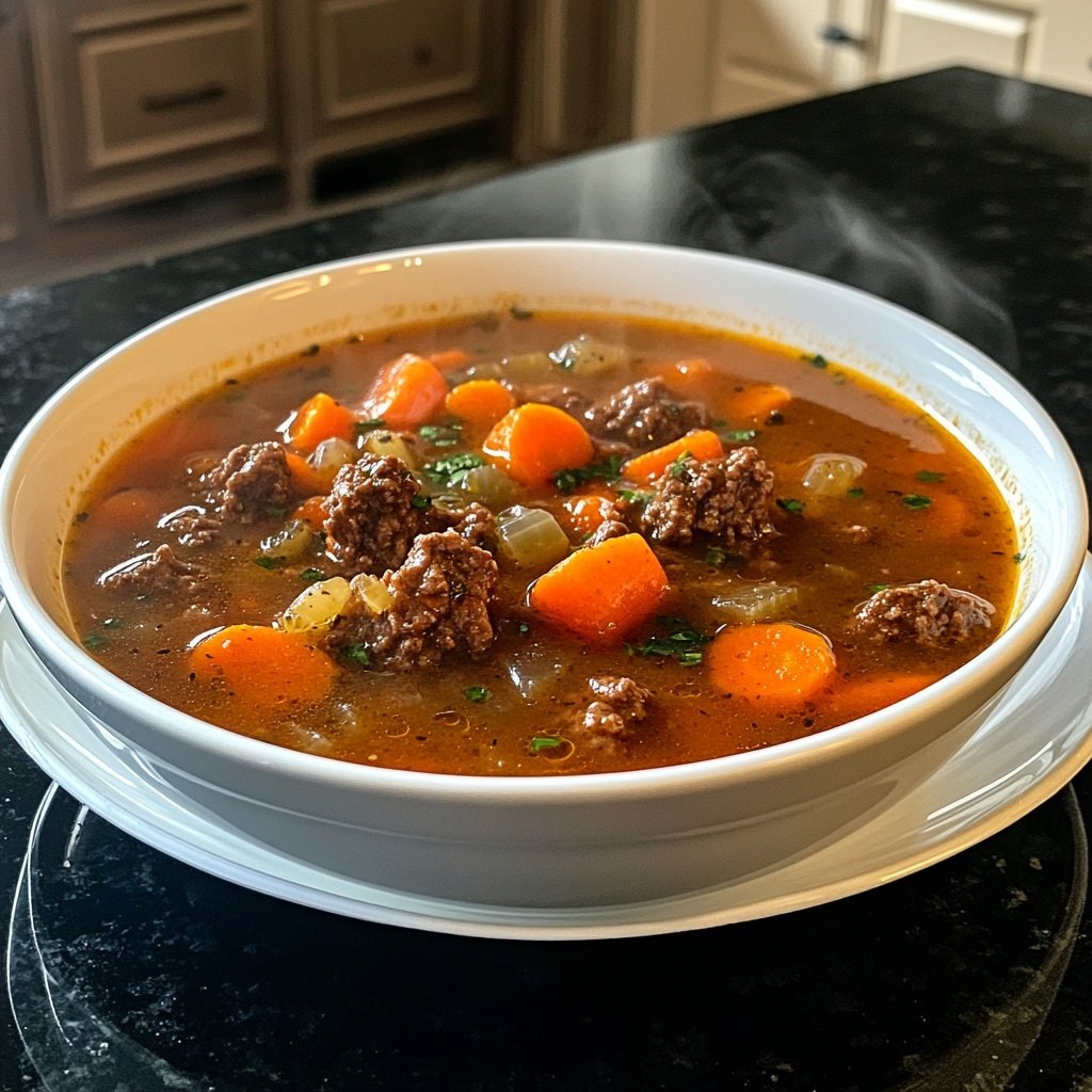 Ground Beef Soup
