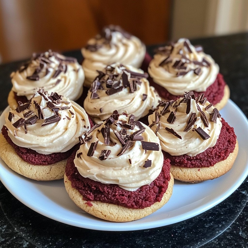 Crumbl Copycat Red Velvet Cupcake Cookies