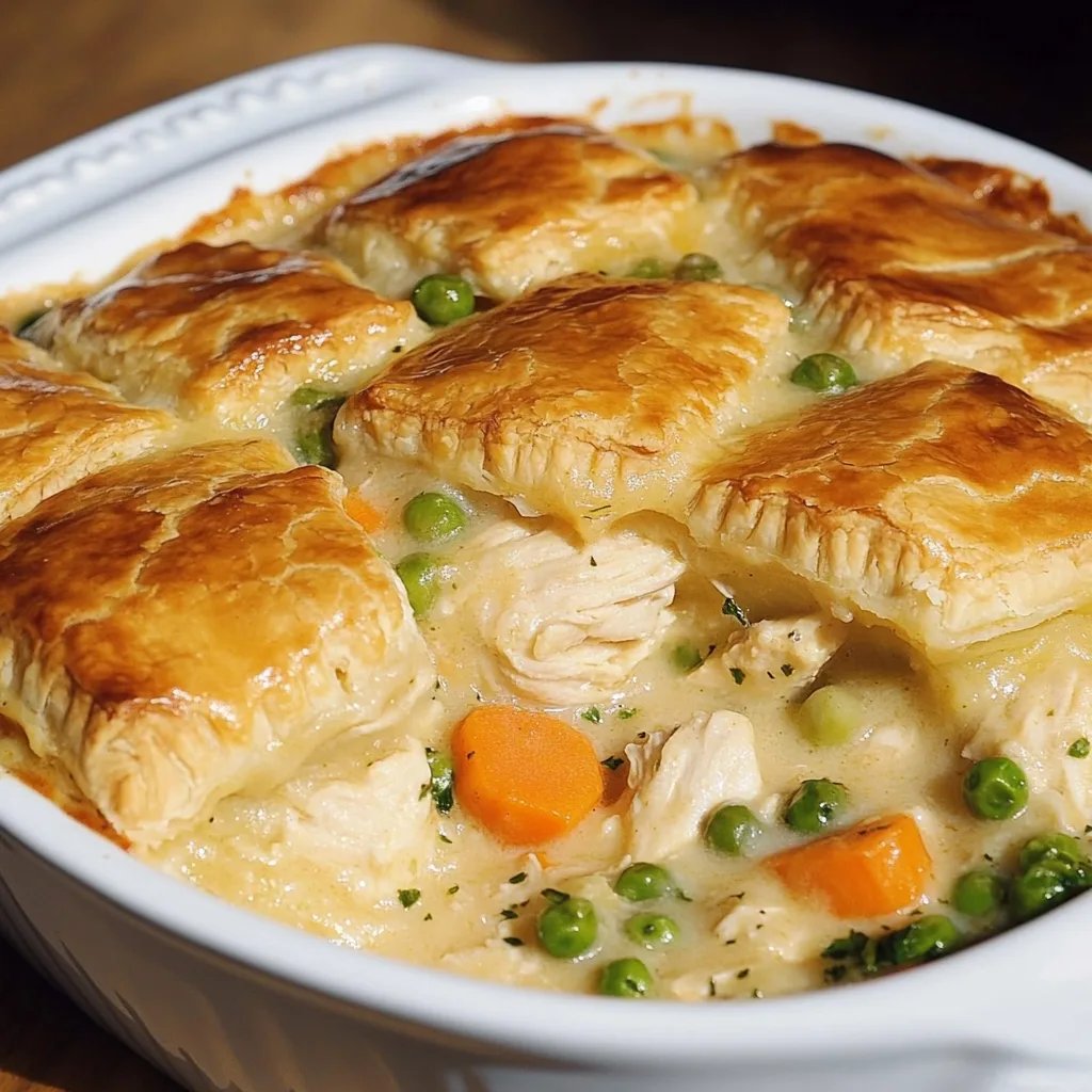 Homemade Chicken Pot Pie Casserole