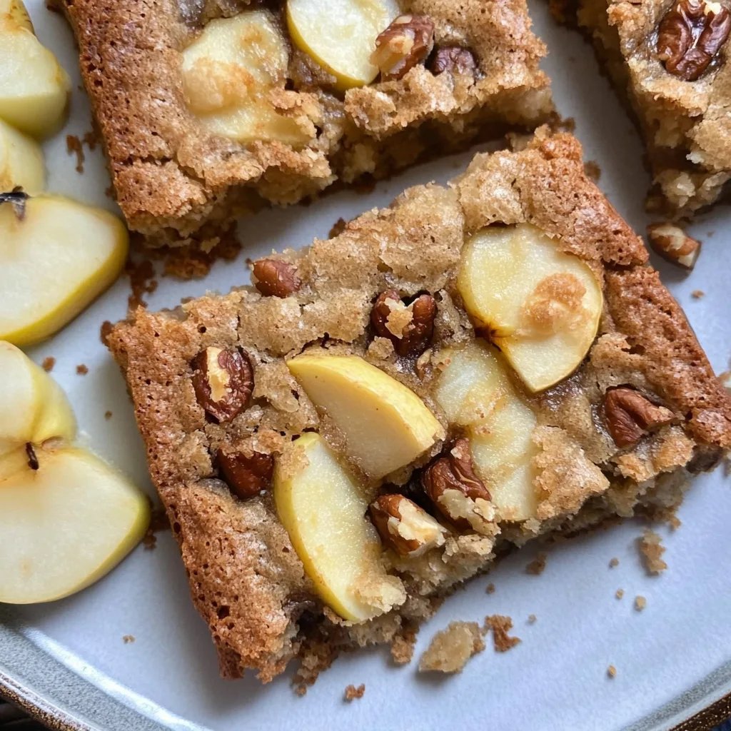Apple Brownies (Easy Fall Dessert)