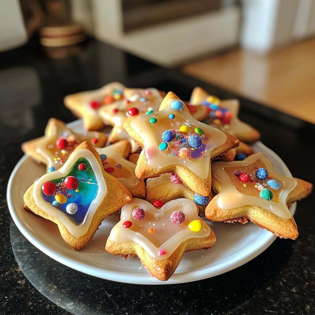 Easy Stained Glass Cookies