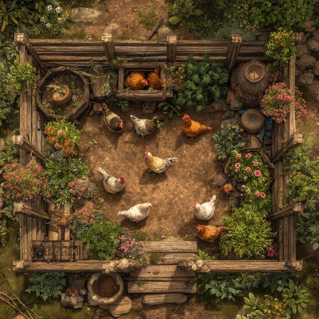 Small Backyard Chicken Run